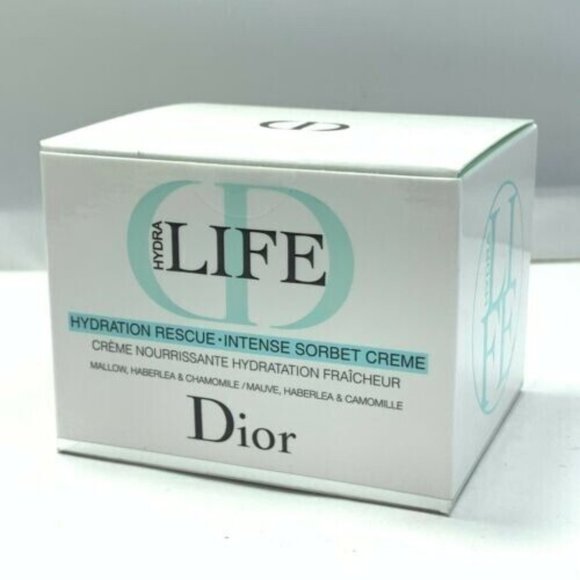 DIOR HYDRA LIFE HYDRATION RESCUE INTENSE SORBET CRÈME. BNIB. 50ml. RRP$ - Picture 4 of 8
